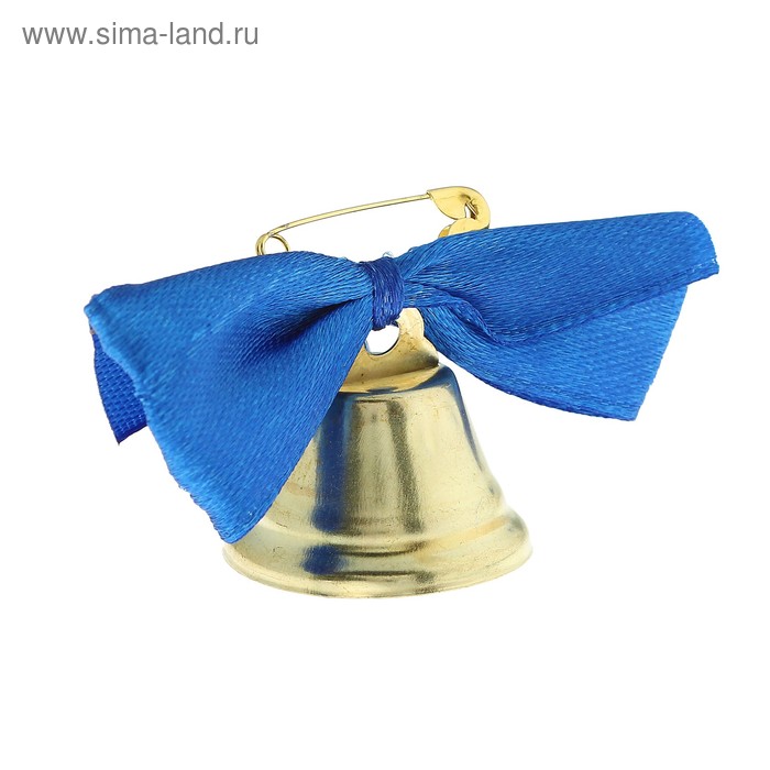 Колокольчик "Звоночек", атласный бант , синий
Колокольчик "Звоночек", атласный бант , синий