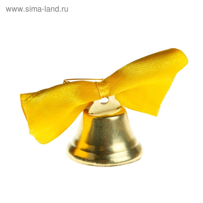 Колокольчик "Звоночек", атласный бант , золотой
Колокольчик "Звоночек", атласный бант , золотой