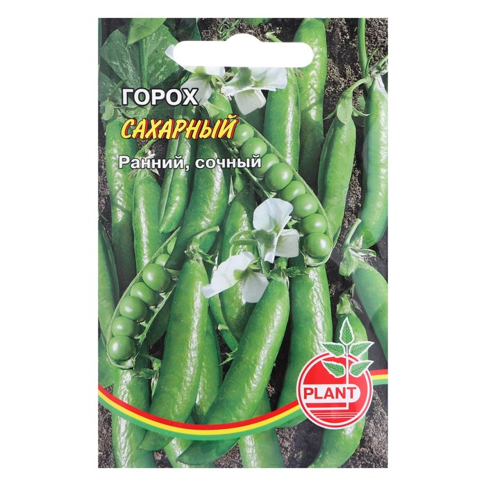 Семена Горох "Плант", "Сахарный", 7 г
Семена Горох "Плант", "Сахарный", 7 г
