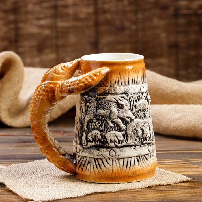 Бокал для пива "Рак Кабан", задувка, 0.9 л
Бокал для пива "Рак Кабан", задувка, 0.9 л