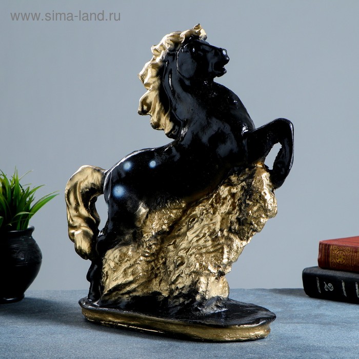 Фигура "Конь" черный, 34х33см
Фигура "Конь" черный, 34х33см