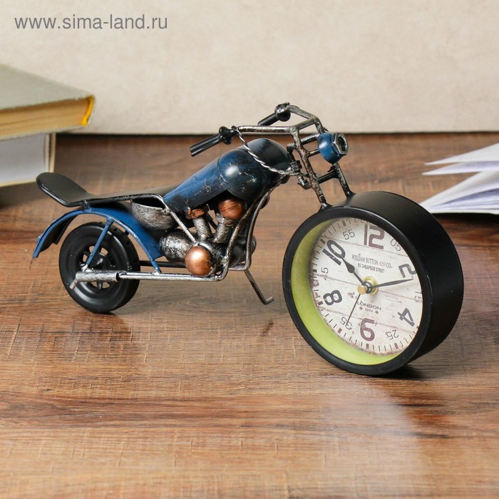 Часы настольные "Сине-черный байк", 31 х 12 х 17 см, d=9.5 см
Часы настольные "Сине-черный байк", 31 х 12 х 17 см, d=9.5 см