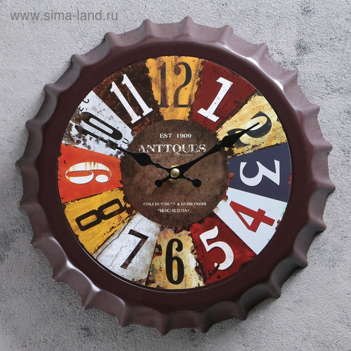 Часы настенные, серия: Интерьер, "Крышка", плавный ход, d=25 см
Часы настенные, серия: Интерьер, "Крышка", плавный ход, d=25 см