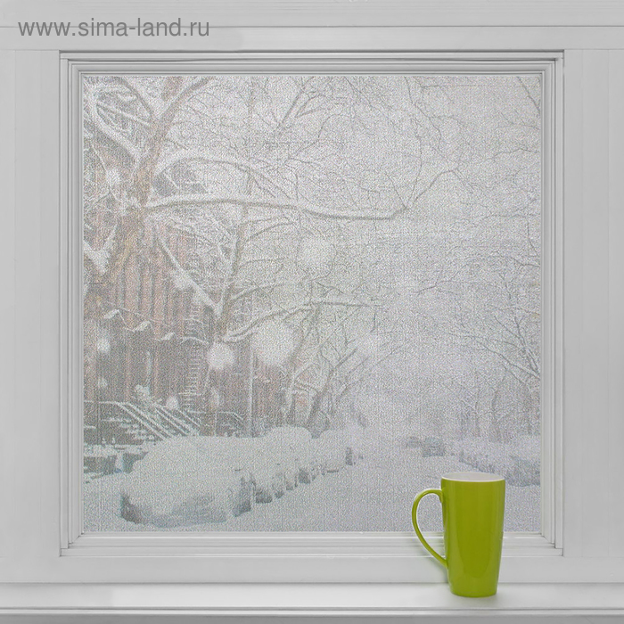 Витражная плёнка «Пелена», 45×200 см, цвет прозрачный 
Витражная плёнка «Пелена», 45×200 см, цвет прозрачный