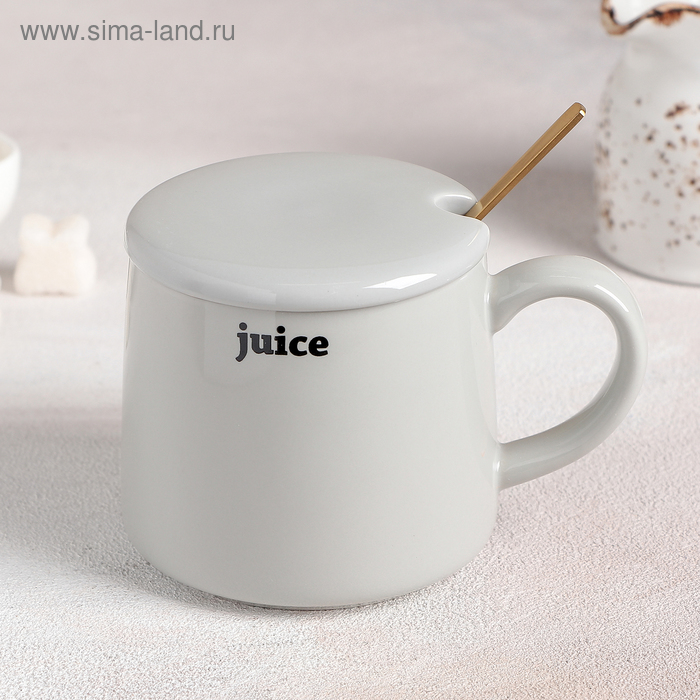 Кружка 350 мл «Напитки», с керамической крышкой и ложкой, цвета и надпись МИКС
Кружка 350 мл «Напитки», с керамической крышкой и ложкой, цвета и надпись МИКС