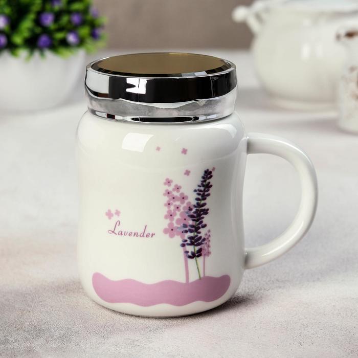 Кружка «Лаванда», 400 мл, с зеркальной крышкой, рисунок МИКС
Кружка «Лаванда», 400 мл, с зеркальной крышкой, рисунок МИКС