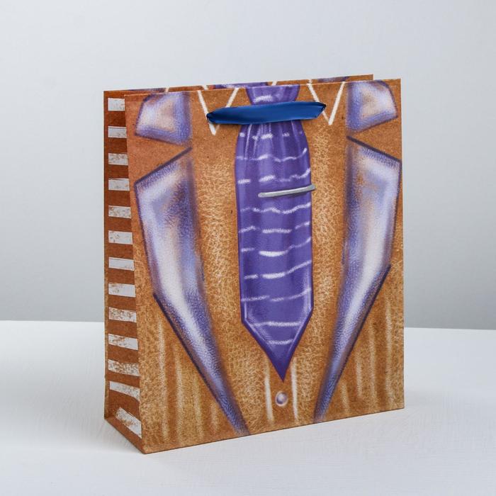 Пакет крафтовый вертикальный «Настоящий мужчина», M 26 × 30 × 9 см
Пакет крафтовый вертикальный «Настоящий мужчина», M 26 × 30 × 9 см