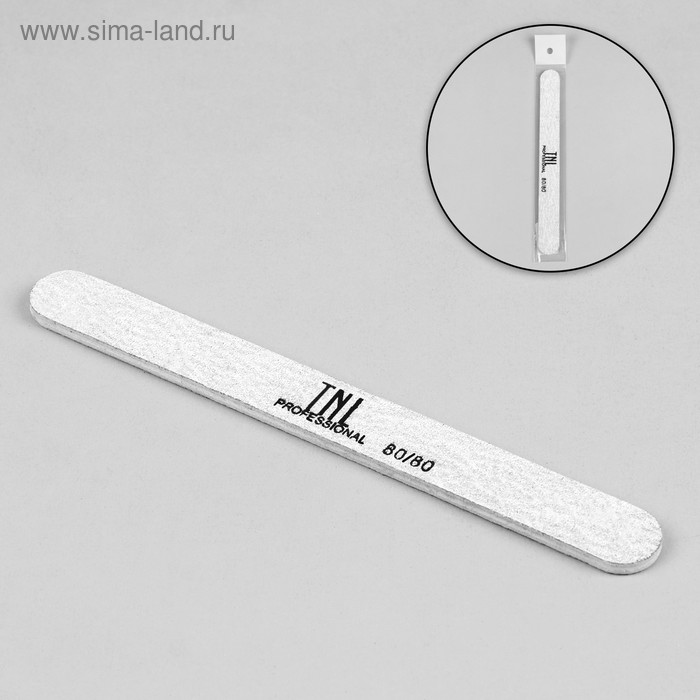 Пилка-наждак, абразивность 80/80, 18 см, цвет серый
Пилка-наждак, абразивность 80/80, 18 см, цвет серый