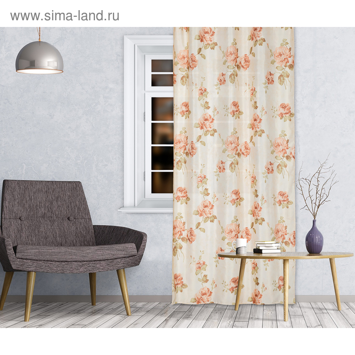 Штора портьерная Romance 150х260 см
Штора портьерная Romance 150х260 см