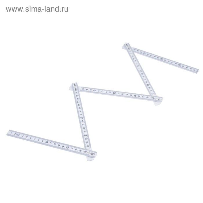 Метр складной ЛОМ, пластиковый, 1 м
Метр складной ЛОМ, пластиковый, 1 м