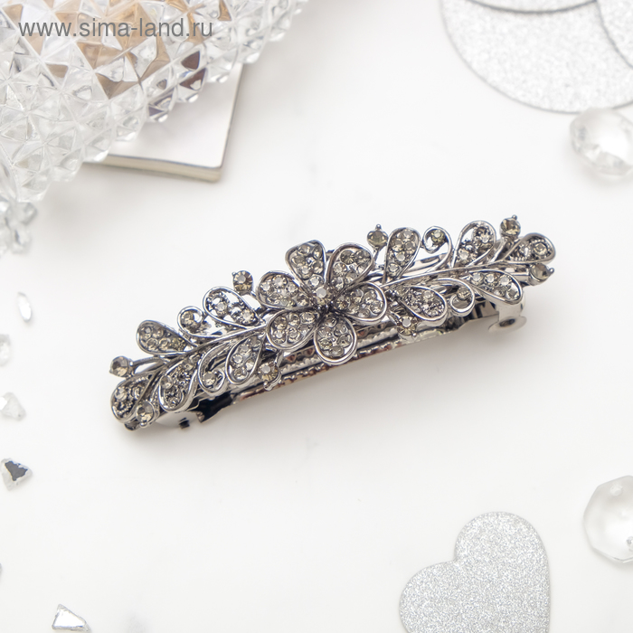 Заколка-автомат для волос "Романс" 8,5 см цветок
Заколка-автомат для волос "Романс" 8,5 см цветок