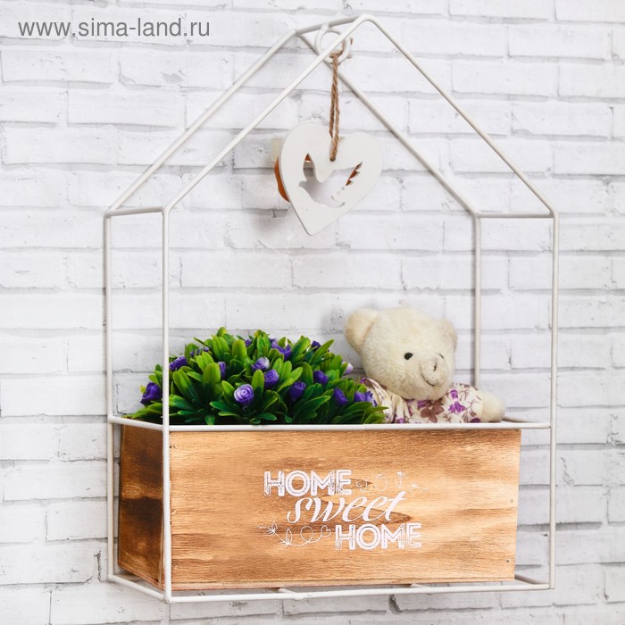 Ящик на подставке "Home sweet home", 29,1 х 21,2 см
Ящик на подставке "Home sweet home", 29,1 х 21,2 см