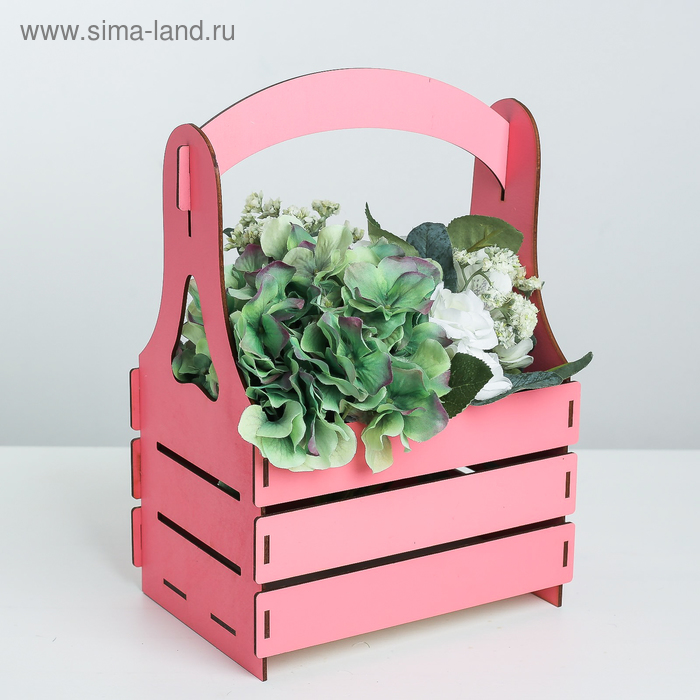 Кашпо флористическое, розовый, 15 × 21 × 31.5 см
Кашпо флористическое, розовый, 15 × 21 × 31.5 см