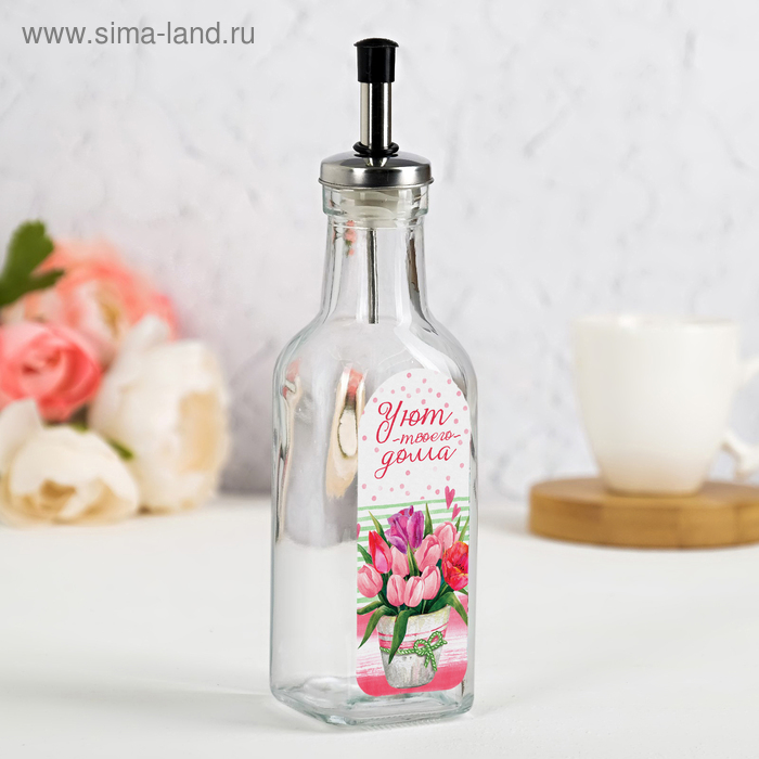 Емкость для масла и уксуса "Уют твоего дома", 150 мл
Емкость для масла и уксуса "Уют твоего дома", 150 мл