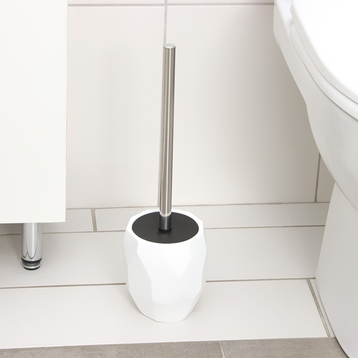 Ёршик для унитаза с подставкой «Мозаика», 11,5×11,5×37 см, цвет белый
Ёршик для унитаза с подставкой «Мозаика», 11,5×11,5×37 см, цвет белый