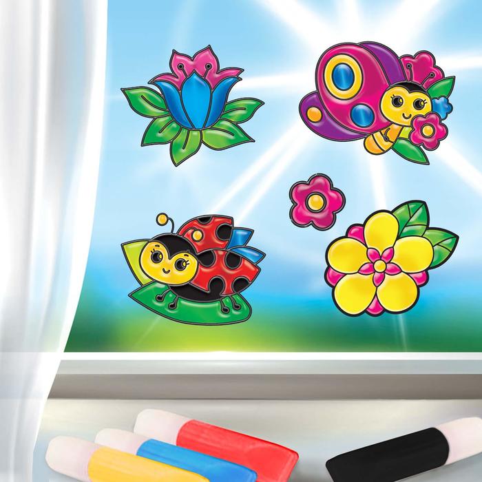 Витражные фигурки «Цветы и бабочки»
Витражные фигурки «Цветы и бабочки»