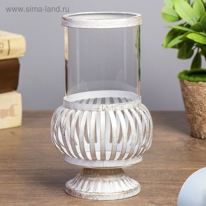 Подсвечник металл, стекло 1 свеча "Офелия" золотая патина 16х10х10 см
Подсвечник металл, стекло 1 свеча "Офелия" золотая патина 16х10х10 см