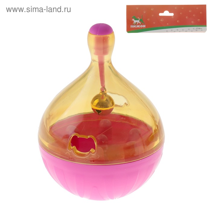 Игрушка-неваляшка под лакомства (размер лакомств до 1,2 см), 9,5 х 13,5 см, микс цветов
Игрушка-неваляшка под лакомства (размер лакомств до 1,2 см), 9,5 х 13,5 см, микс цветов