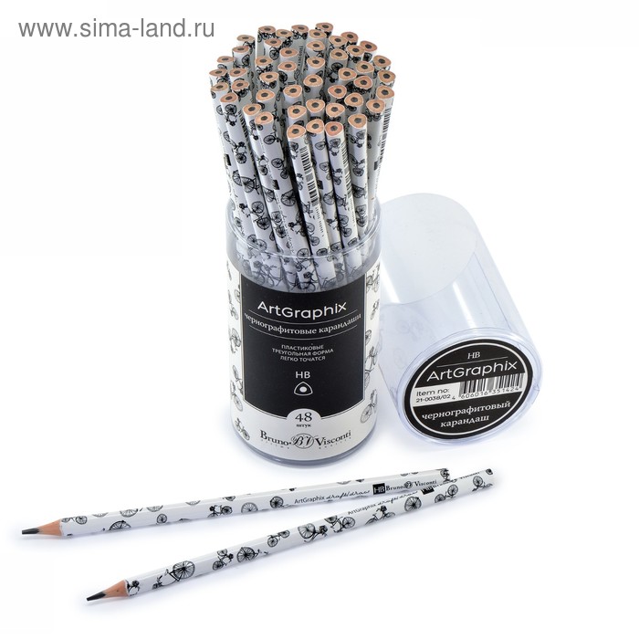 Карандаш чернографитный 3 мм ArtGraphix «Велосипеды», НВ, трёхгранный, пластиковый корпус
Карандаш чернографитный 3 мм ArtGraphix «Велосипеды», НВ, трёхгранный, пластиковый корпус