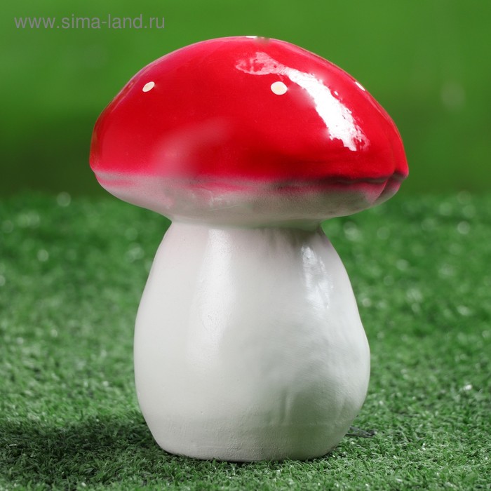 Садовая фигура "Мухомор", керамика, 14.5 см
Садовая фигура "Мухомор", керамика, 14.5 см