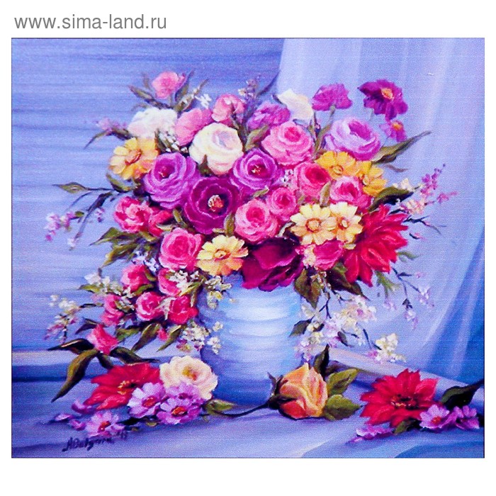 Алмазная мозаика «Красочный букет» 40 × 40 см, 35 цветов 
Алмазная мозаика «Красочный букет» 40 × 40 см, 35 цветов