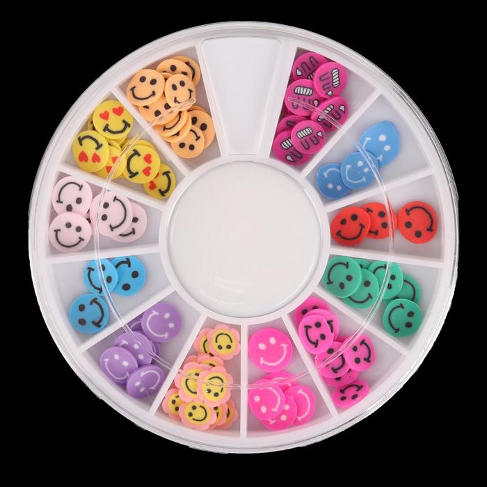 Фимо-дизайн для ногтей «Смайлики», цвет МИКС
Фимо-дизайн для ногтей «Смайлики», цвет МИКС