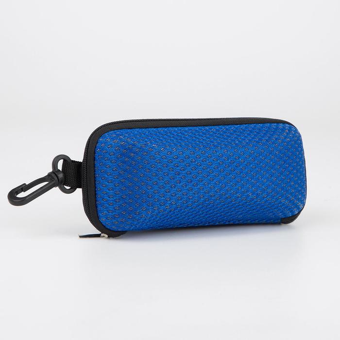 Футляр для очков молнии, 16,5 × 5,5 × 6,5 см, цвет синий
Футляр для очков молнии, 16,5 × 5,5 × 6,5 см, цвет синий