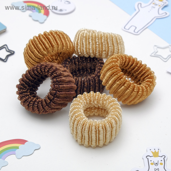 Резинка для волос "Махрушка" (набор 12 шт) коричневый, 6 см
Резинка для волос "Махрушка" (набор 12 шт) коричневый, 6 см