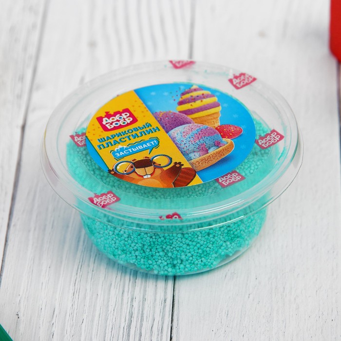 Шариковый пластилин застывающий 80 мл, изумрудный
Шариковый пластилин застывающий 80 мл, изумрудный