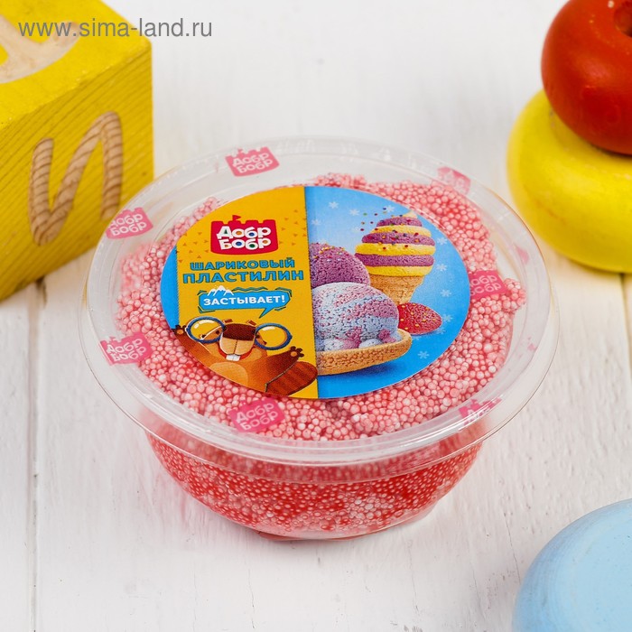 Шариковый пластилин застывающий 80 мл, красный
Шариковый пластилин застывающий 80 мл, красный