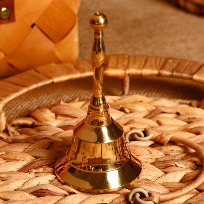 Колокольчик латунь "Линии счастья" 6х6х11,5 см
Колокольчик латунь "Линии счастья" 6х6х11,5 см