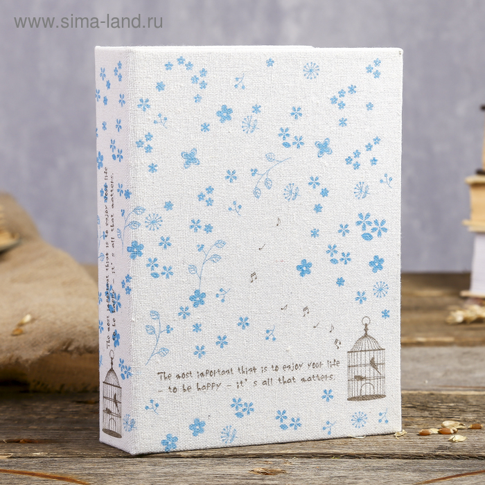 Фотоальбом на 36 фото 10х15 см "Мелкие цветочки" МИКС 16,5х12,5х3 см
Фотоальбом на 36 фото 10х15 см "Мелкие цветочки" МИКС 16,5х12,5х3 см