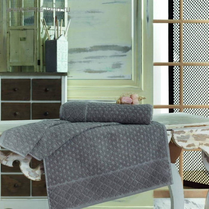 Полотенце Delta, размер 70х140 см, цвет серый
Полотенце Delta, размер 70х140 см, цвет серый