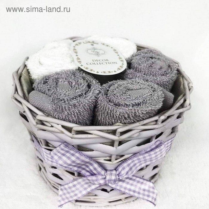 Комплект махровых полотенец «Риола», размер 30 × 30 см - 5 шт, фиолетовый
Комплект махровых полотенец «Риола», размер 30 × 30 см - 5 шт, фиолетовый