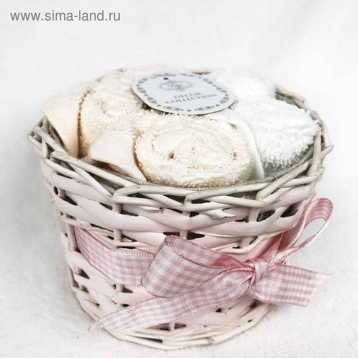 Комплект махровых полотенец «Риола», размер 30 × 30 см - 5 шт, персик
Комплект махровых полотенец «Риола», размер 30 × 30 см - 5 шт, персик