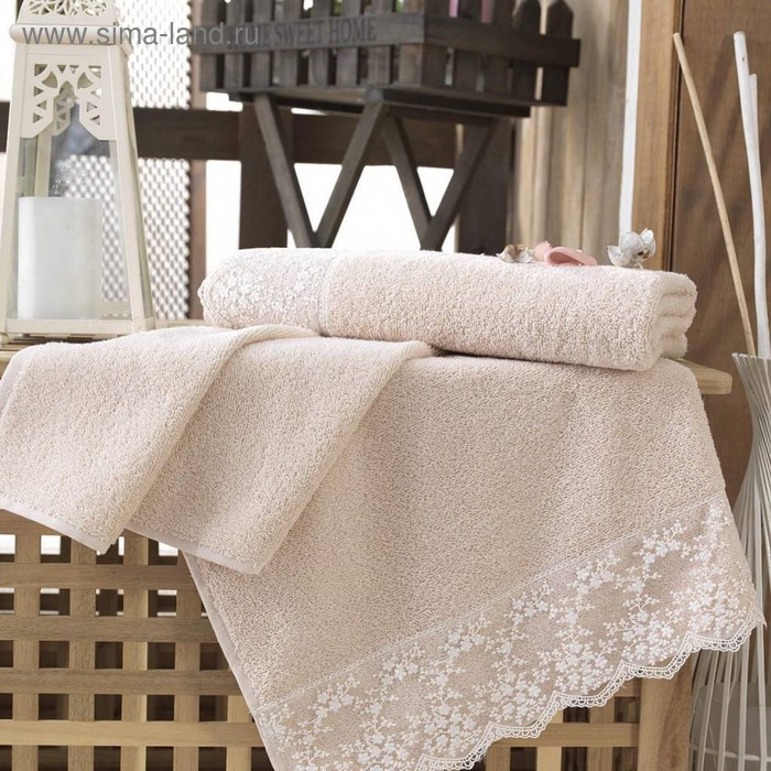 Полотенце Monika, размер 50х90 см, цвет бежевый
Полотенце Monika, размер 50х90 см, цвет бежевый