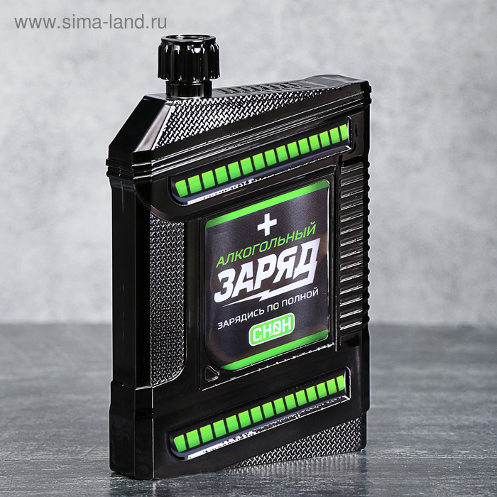 Фляжка "Алкогольный заряд", 240 мл
Фляжка "Алкогольный заряд", 240 мл