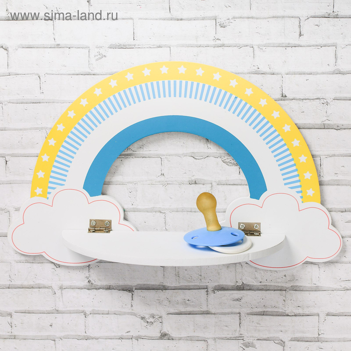 Полка детская "Радуга", 27 х 17 см
Полка детская "Радуга", 27 х 17 см
