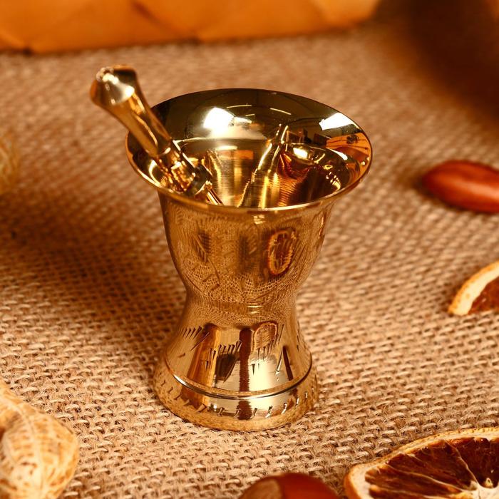 Ступка латунь "Блеск" 4,6х4,6х5,5 см
Ступка латунь "Блеск" 4,6х4,6х5,5 см