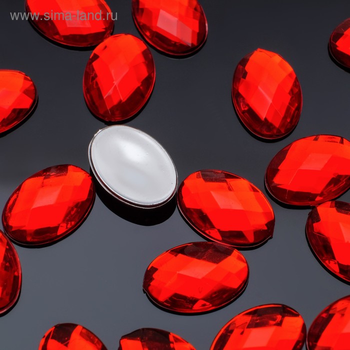Стразы плоские овал, 10*14 мм, (набор 20шт), цвет ярко-красный
Стразы плоские овал, 10*14 мм, (набор 20шт), цвет ярко-красный