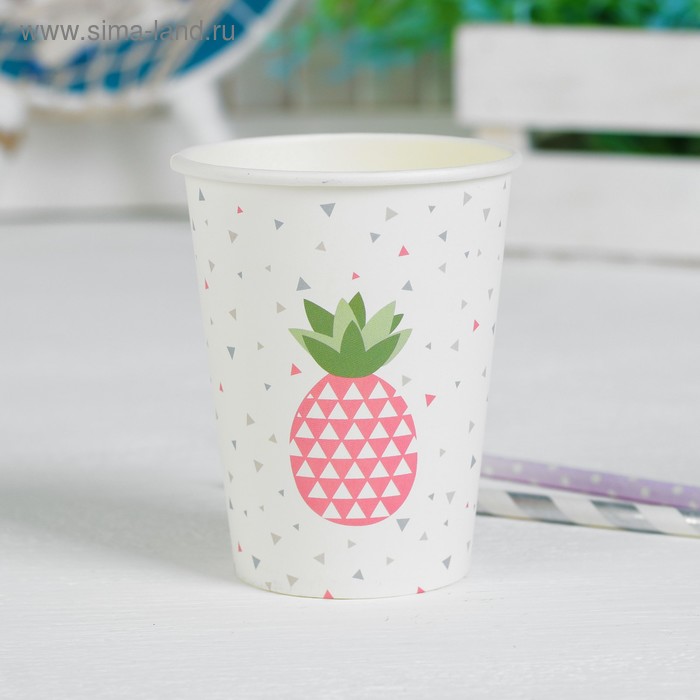 Стакан бумажный «Ананас», 250 мл, набор 6 шт.
Стакан бумажный «Ананас», 250 мл, набор 6 шт.