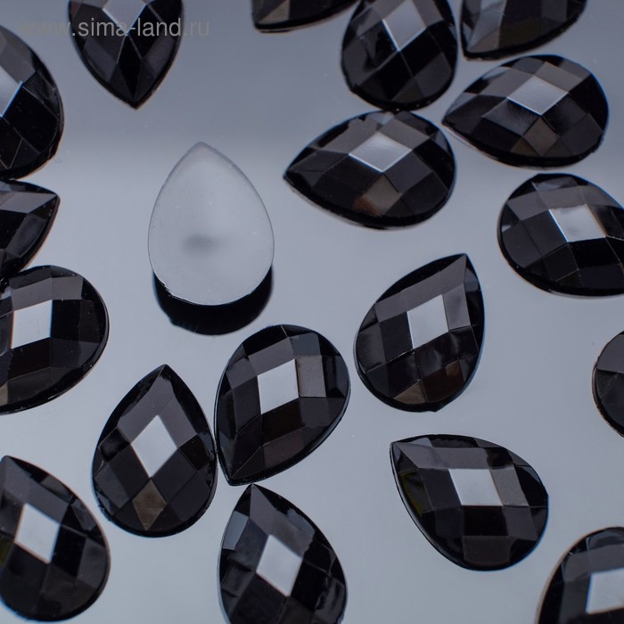 Стразы плоские капля, 10*14 мм, (набор 20шт), цвет черный
Стразы плоские капля, 10*14 мм, (набор 20шт), цвет черный