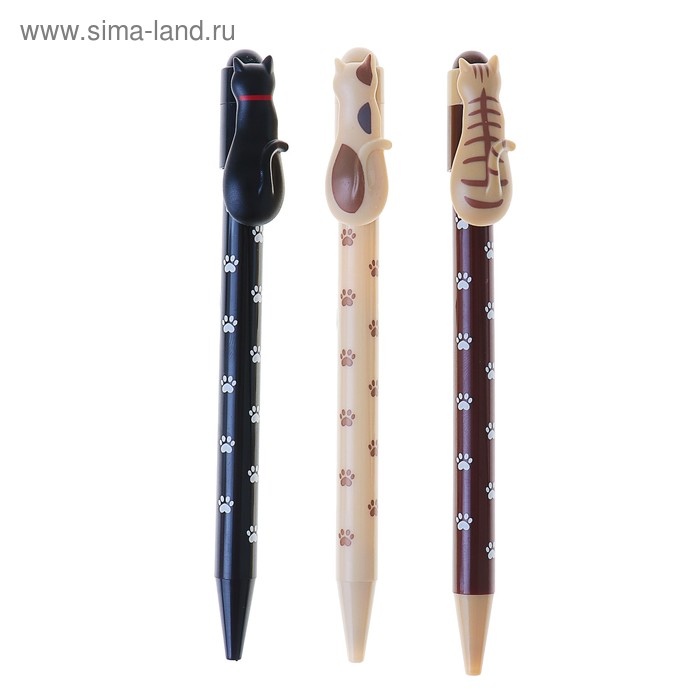 Ручка шариковая, автоматическая "Кошка" 0.5 мм, корпус с рисунком, стержень синий, корпуса МИКС
Ручка шариковая, автоматическая "Кошка" 0.5 мм, корпус с рисунком, стержень синий, корпуса МИКС
