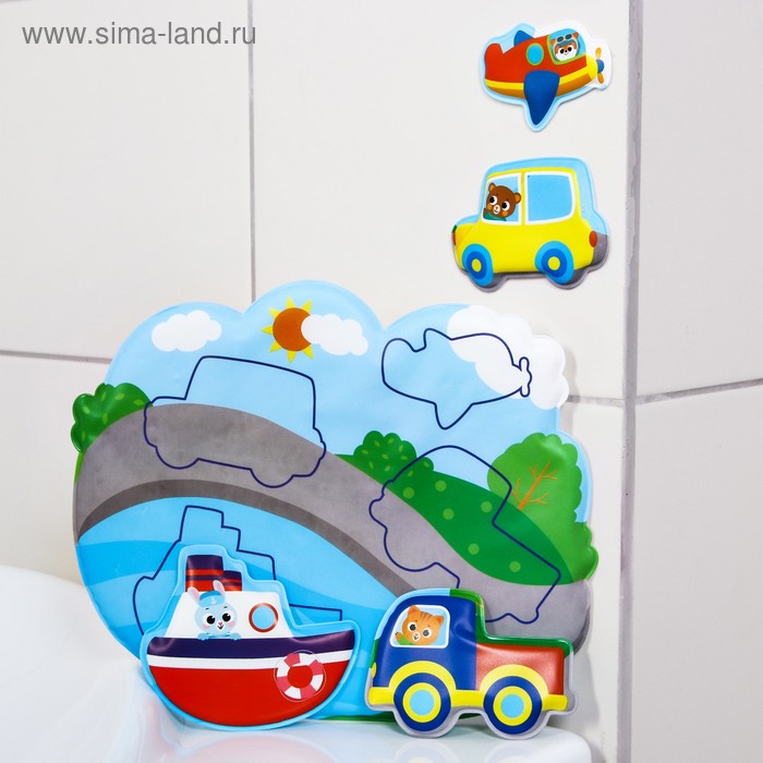 Развивающая игра для купания «Транспорт»
Развивающая игра для купания «Транспорт»