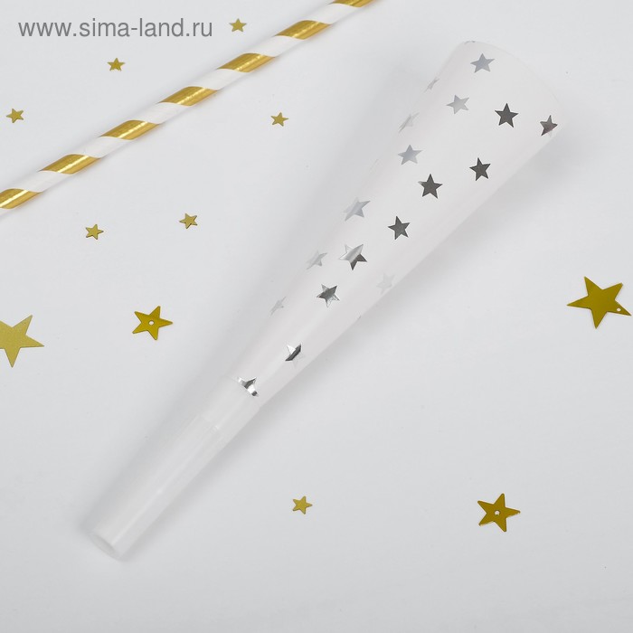 Дудка-гудок «Звёздочки», набор 6 шт., цвет серебряный
Дудка-гудок «Звёздочки», набор 6 шт., цвет серебряный