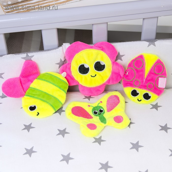 Набор развивающих погремушек «На полянке», 4 шт.
Набор развивающих погремушек «На полянке», 4 шт.