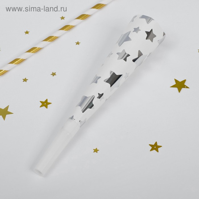 Дудка-гудок «Звёзды», набор 6 шт., цвет серебряный
Дудка-гудок «Звёзды», набор 6 шт., цвет серебряный