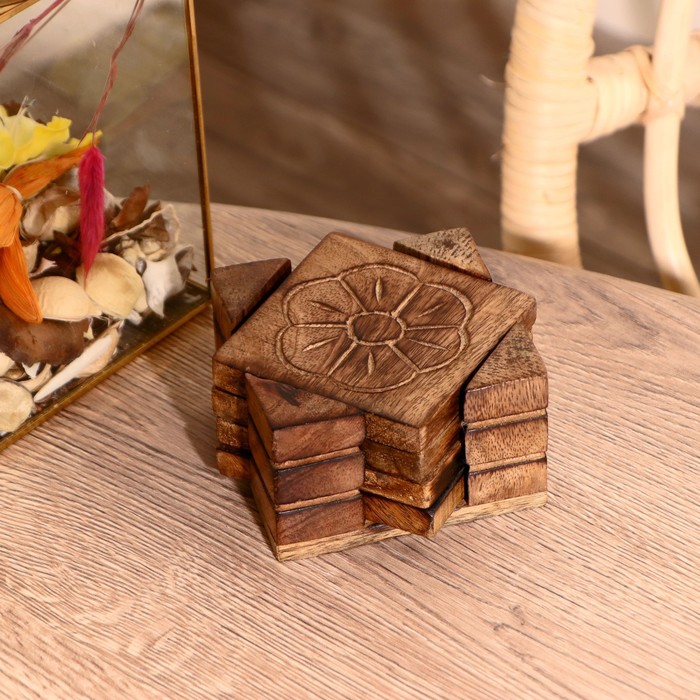 Подставка под горячее "Цветок" (набор 4 шт.) 8,5х9х5,3 см
Подставка под горячее "Цветок" (набор 4 шт.) 8,5х9х5,3 см