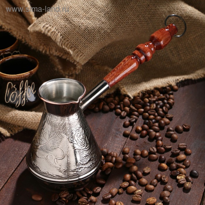 Турка для кофе медная « Лев», 0,38 л
Турка для кофе медная « Лев», 0,38 л