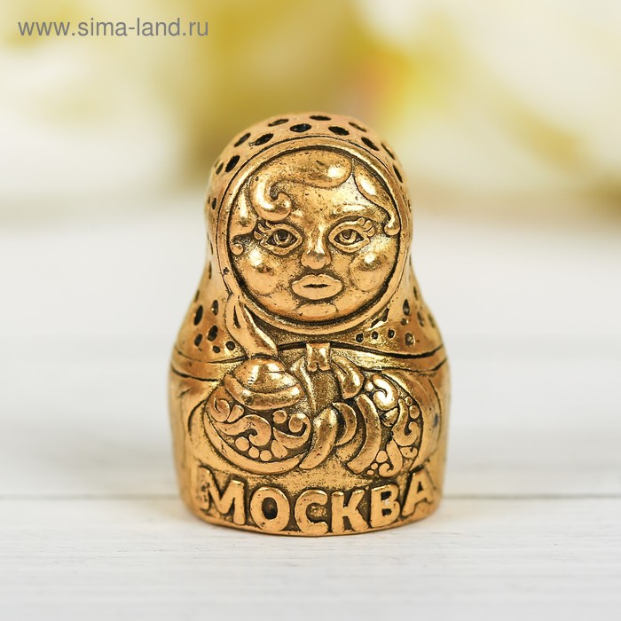 Напёрсток сувенирный «Москва», золото
Напёрсток сувенирный «Москва», золото